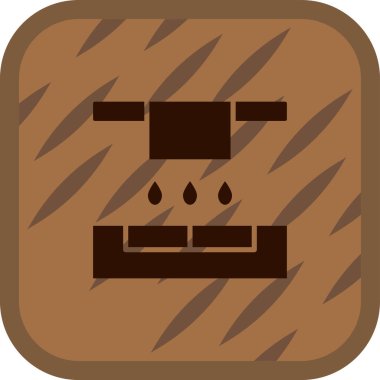 Çikolatalı çikolata ikonu