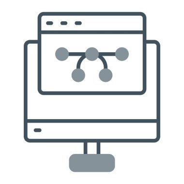 Kolayca değiştirebilen ya da düzenleyebilen web tasarım vektörü simgesi