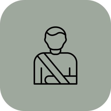 İnsan simgesinin vektör illüstrasyonu