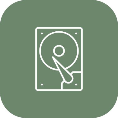 cd disk simgesi, vektör illüstrasyonu