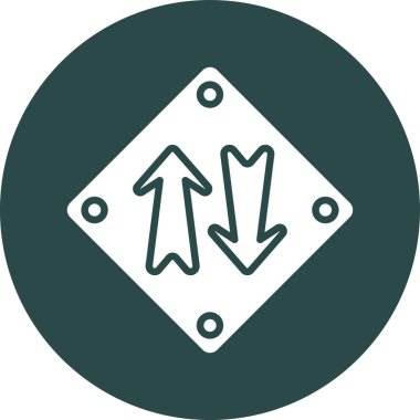 ok simgesi vektör illüstrasyonu