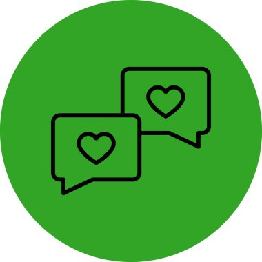 Vektör Kalp Simgesi illüstrasyonu