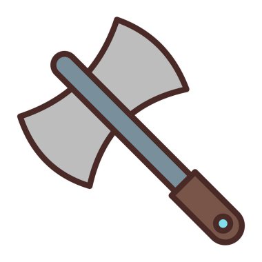 Axe araç simgesi, vektör illüstrasyonu