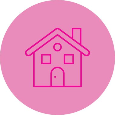 ev simgesi vektör illüstrasyonu