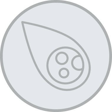 Benzersiz vinil vektör simgesi