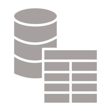 sunucu veritabanı vektörü simgesi