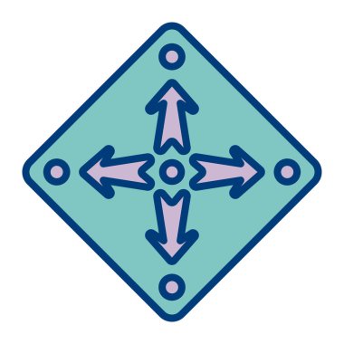 ok simgesi vektör illüstrasyonu