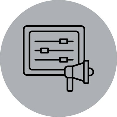 seo modern simgesinin vektör illüstrasyonu