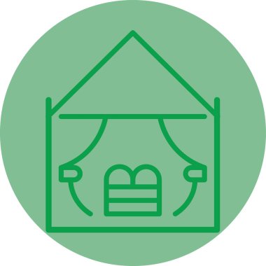 Yapı simgesinin vektör illüstrasyonu