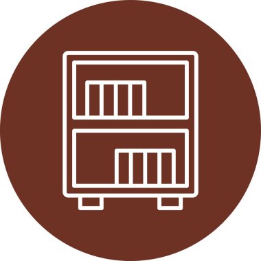 Kitaplar. Web simgesi basit illüstrasyon