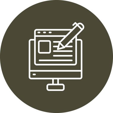 Belge simgesinin vektör illüstrasyonu