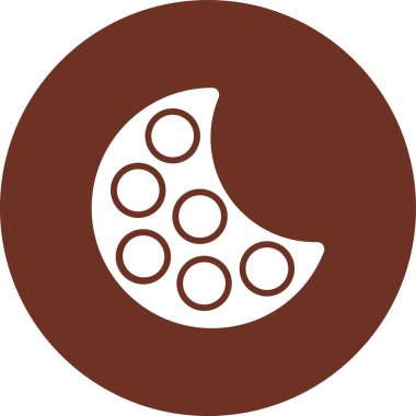 Gıda simgesinin vektör illüstrasyonu