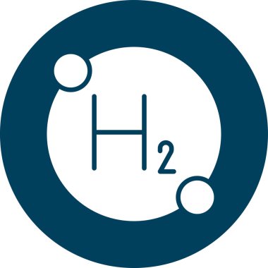 Kimyasal simgenin vektör illüstrasyonu