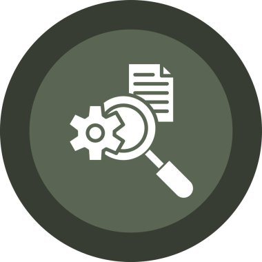 Ara. Web simgesi basit illüstrasyon