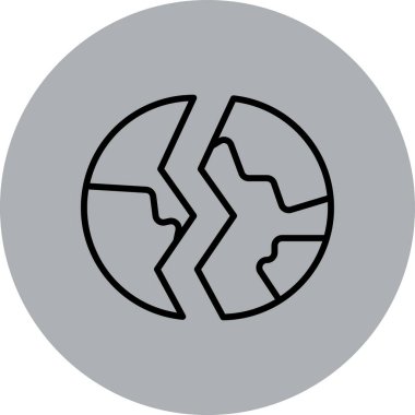 vektör Dünya simgesi illüstrasyonu