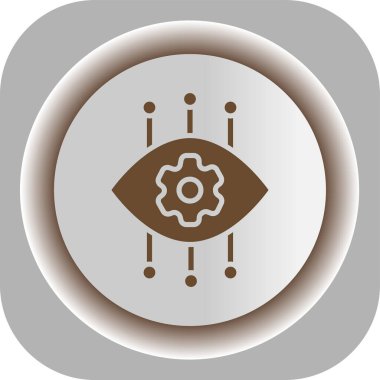 Güzel Göz Kabartma Vektörü Simgesi