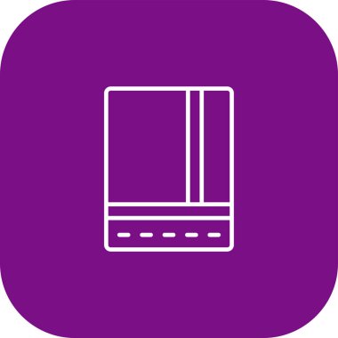 Eşsiz Kitaplar Vektör Satırı Simgesi