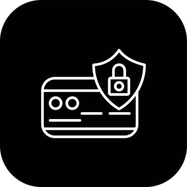 Kişisel ve ticari kullanım için vektör güvenli simgesi.