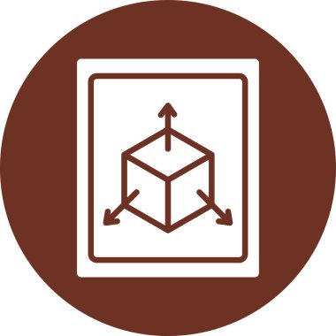 Modern simgenin vektör illüstrasyonu