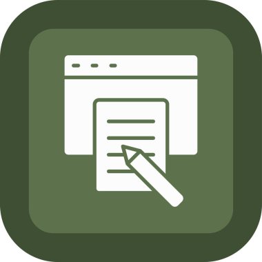 belge simgesi vektör illüstrasyonu