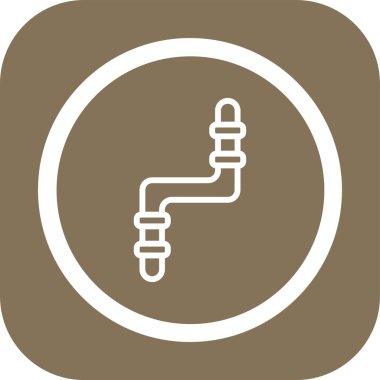 trend düz vektör evrensel simgesi.