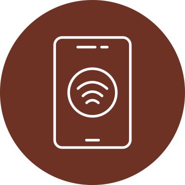 - Telefon. Web simgesi basit illüstrasyon