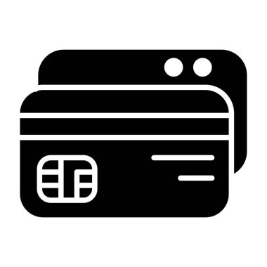 Şeffaf bir arkaplanda kredi kartı çizimi. Birinci kalite semboller. Konsept ve grafik tasarımı için simgeler.