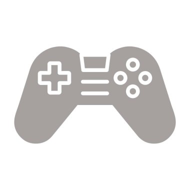 Oyun joystick ikonu. beyaz arkaplanda izole edilmiş web tasarımı için oyun çubuğu vektör simgesi