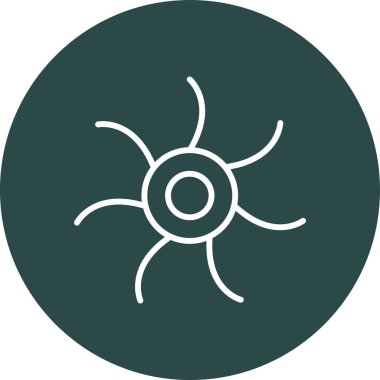 Eşsiz Güneş Sistemi Vektör Kabartma Simgesi