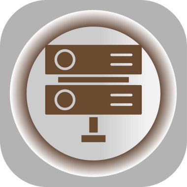 vektör lcd simgesi illüstrasyonu