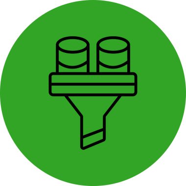 fırça. Web simgesi basit illüstrasyon