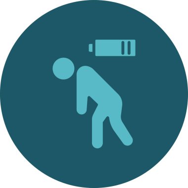 Acil çıkış ikonu. vektör illüstrasyonu