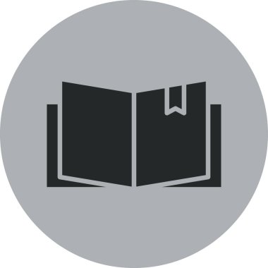 kitap vektörü simgesi modern illüstrasyon