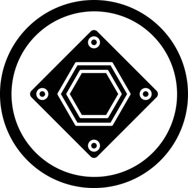 Modern bir simgenin vektör illüstrasyonu