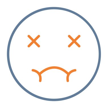 emoji duygu simgesiyle ana hatlarıyla yüzleşir