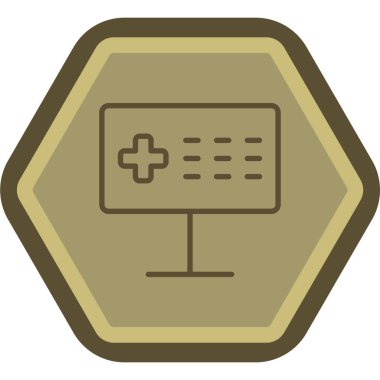 tıbbi simge vektör illüstrasyonu