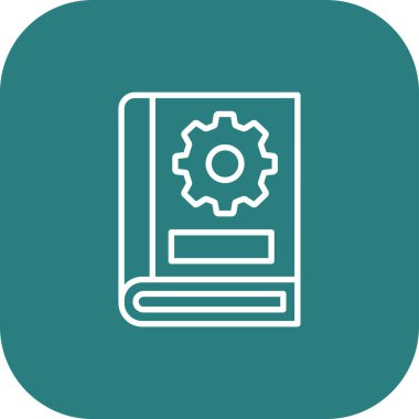 Güzel Ayarlar Satır Vektörü Simgesi