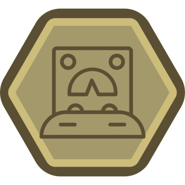 Modern b 'nin vektör illüstrasyonu eksik simgesi