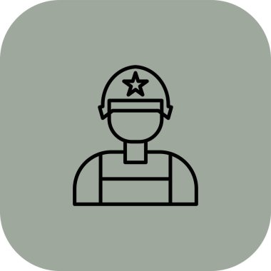 Vektör Avatar Simgesi illüstrasyonu