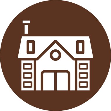 Ev. Web simgesi basit illüstrasyon