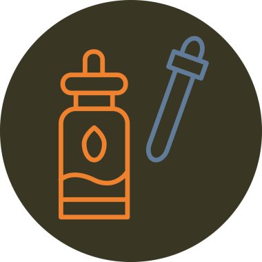 Tıbbi Şişe Vektör Simgesi