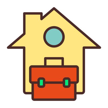 ev simgesi vektör illüstrasyonu