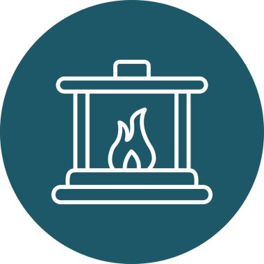 vektör ateş simgesi illüstrasyonu