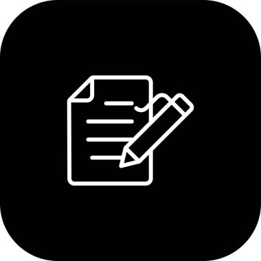 belge simgesi vektör illüstrasyonu