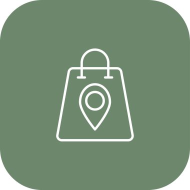 Harita işaretleyici. Web simgesi