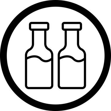 bira ikonu vektör illüstrasyonu