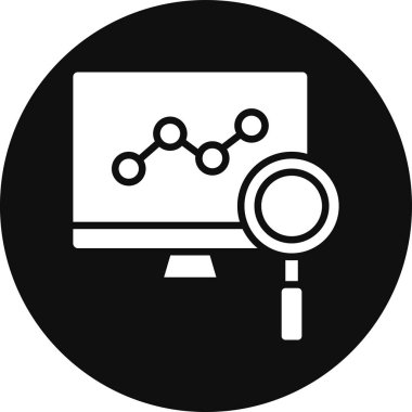 seo modern simgesinin vektör illüstrasyonu