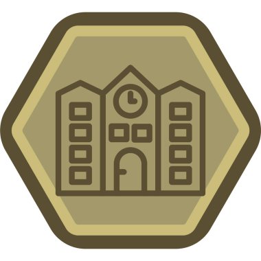 Yapı simgesinin vektör illüstrasyonu