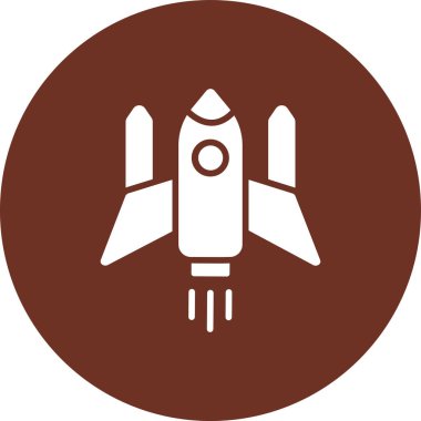 Roket simge vektör çizim