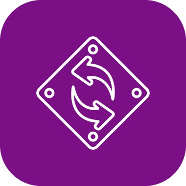 Rüzgar simgesinin vektör illüstrasyonu